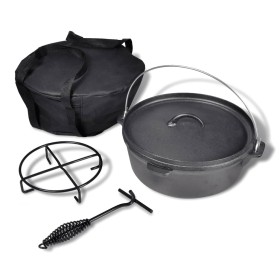 Ketaus puodas Dutch Oven 5,6 l, su priedais