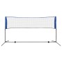  Badmintono tinklas su plunksninukais, 300x155 cm