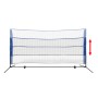  Badmintono tinklas su plunksninukais, 300x155 cm