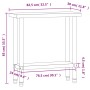  Virtuvės darbastalis, 82,5x30x85cm, nerūdijantis plienas