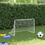  Futbolo vartai, baltos spalvos, 122x81x81cm, plienas