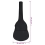  Gitaros dėklas 3/4 dydžio gitarai, juodas, 94x35 cm, audinys