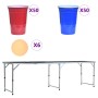  Sulankstomas Beer Pong žaidimo stalas, 240cm