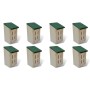 276007  Butterfly Houses 8 pcs Wood 14x15x22 cm (2x41291)