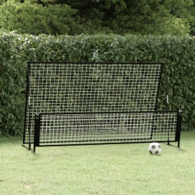  2-1 Futbolo vartai su atmušimo sienele, 202x104x120cm, plienas