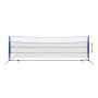  Badmintono tinklas su plunksninukais, 500x155 cm