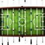  Stalo futbolo stalas, rudas, plienas, 60kg, 140x74,5x87,5cm